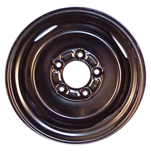 Oem remanufactured 15x7 steel wheel, rim flat black full face painted - 8003