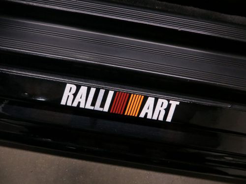 (2pcs) ralliart doorstep badge decal ralli art