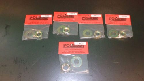 Lot (5) new coleman front hub brake rotor castle nut &amp; washer kit 18822 impala