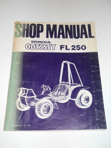 Honda fl250 odyssey   official oem shop service repair  manual