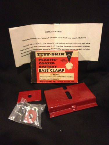Tuff-skin replacement battery holddown base clamp