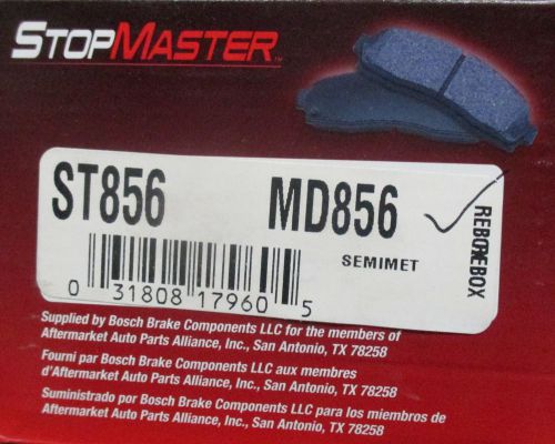 Brand new stop master md856 front semi-metallic brake pads fits vehicles listed