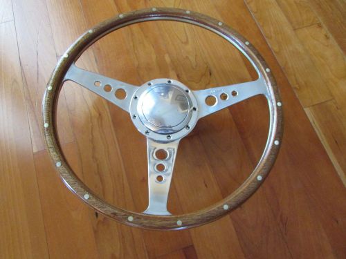 Moto-lita porsche 1976-85 custom wood steering wheel 15 in. mahogany new england
