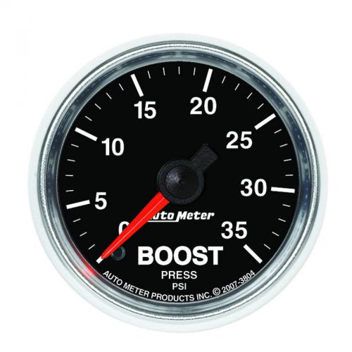 Auto meter 3804 gs 2-1/16&#034; mechanical boost gauge, 0-35psi