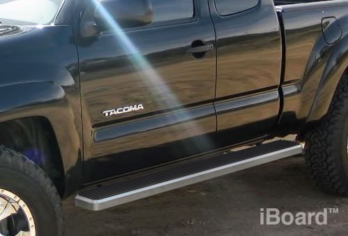 Premium 5&#034; iboard running boards fit 05-16 toyota tacoma ext.cab/access cab