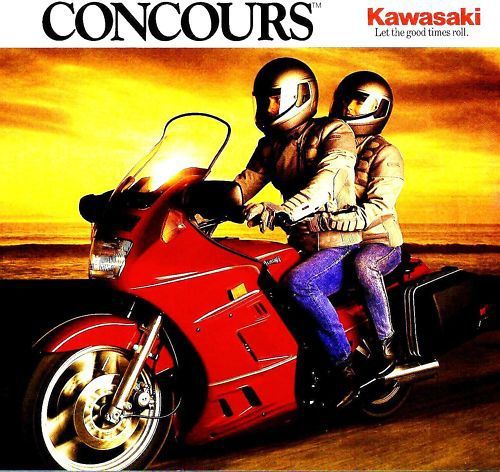 1991 kawasaki concours motorcycle brochure -concours zg 1000 a6-zg1000-gtr1000