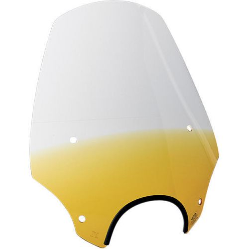 Memphis shades el paso windshield 17"h yellow harley fxcw rocker 2008-2009
