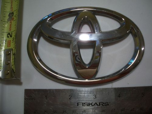 Toyota symbol emblem chrome bagde oem used  with free shippng