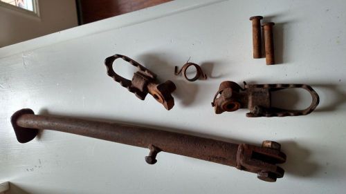 1975-1976 cr250 elsinore - kick stand &amp; peg set - ahrma