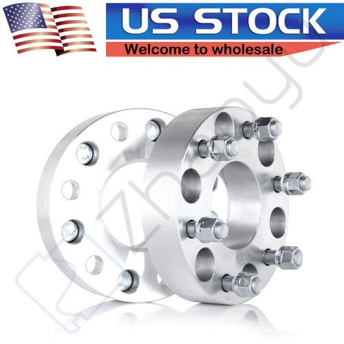 2pcs 1.5&#034; wheel spacers 6x5.5&#034; 6x139.7mm 78mm adapters for gmc chevy 38mm