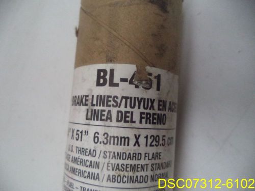 Qty = 10: ags bl451 brake lines 1/4&#034; x 51&#034;