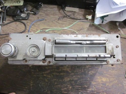 1968 cadillac wonderbar am radio