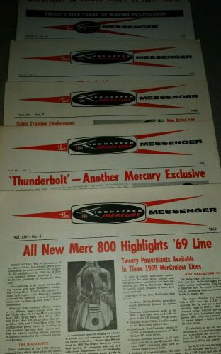 1962-1968 kiekhaefer mercury messengers lot of 10