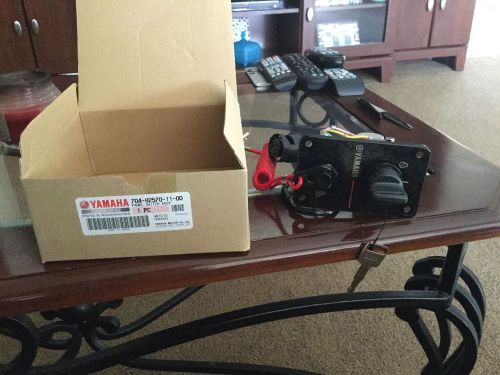 Yamaha new oem panel, main ignition key switch assy 704-82570-11-00; 82570-12-00