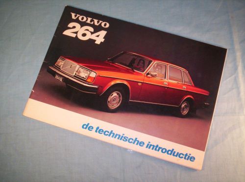 Volvo sales brochure dutch text high gloss 59 pages