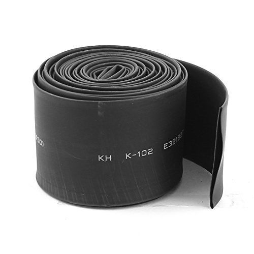 Uxcell polyolefin heat shrinkable tube sleeving 2:1 shrink ratio 30mm x 4m