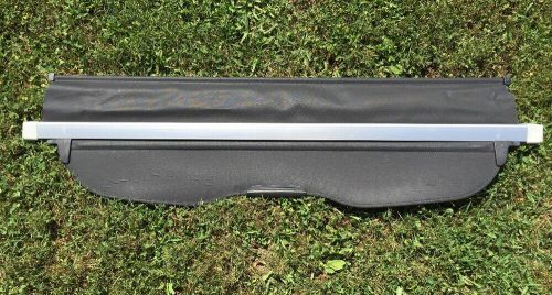 Subaru forester rear cargo cover privacy shade, black, 2009-2013
