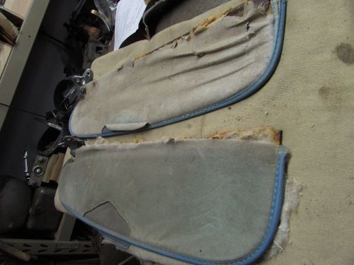 1955-56-57-58 chevrolet  pontiac car interior sun visors rat rod