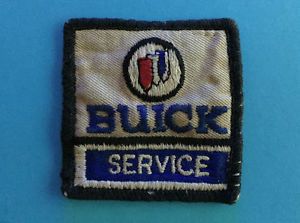 Rare vintage 1980's buick service sew on car club jacket hat patch crest