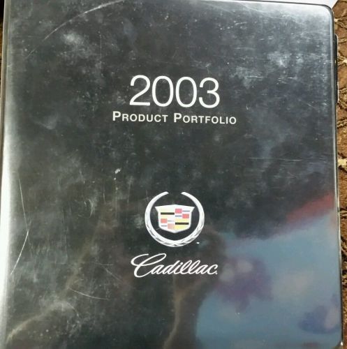 2003 cadillac product portfolio