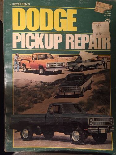 Dodge pickup repair petersen&#039;s