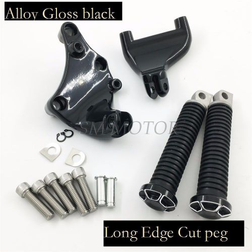 Rear passenger long foot peg bracket mount fit 14-15 sportster 883 1200 48
