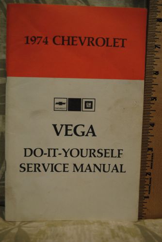 Vintage 1974 chevrolet vega service manual  gm general motors