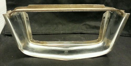 1962 cadillac turn signal bezel front bumper driving lamp marker light trim ring