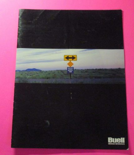 1997 buell motorcycle lineup showroom sales brochure...12 - pages