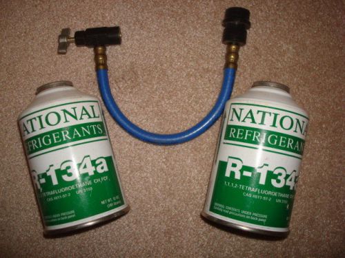 R134 refrigerant national  12 ounces oz with hose