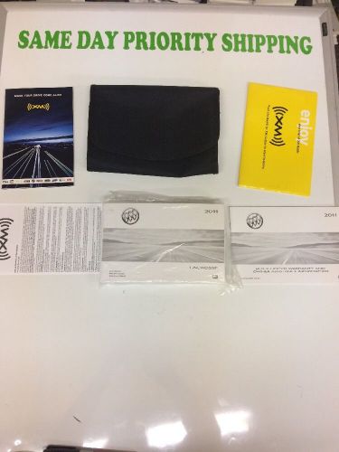 2011 buick lacrosse owners manual. same day priority shipping 47