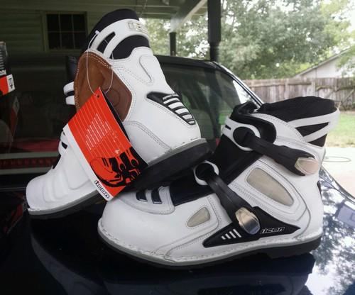 Icon motorhead motorcycle boots size 12