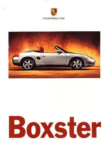 1997 porsche boxster roadster 86-page original sales brochure catalog book 1996