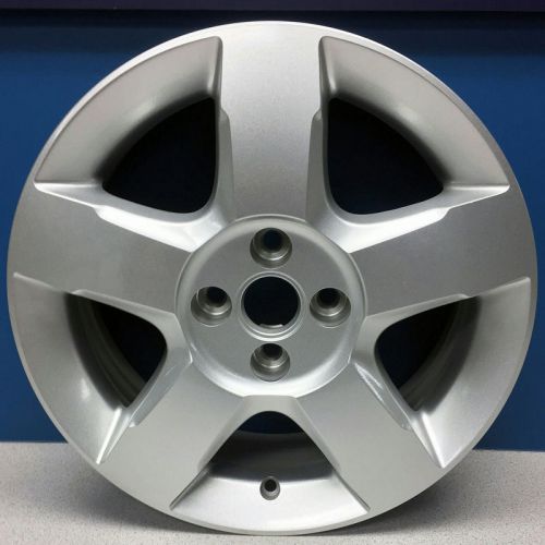 One 2006 2007 saturn ion # 7044 16x6 5 spoke aluminum wheel rim # 09595841 used