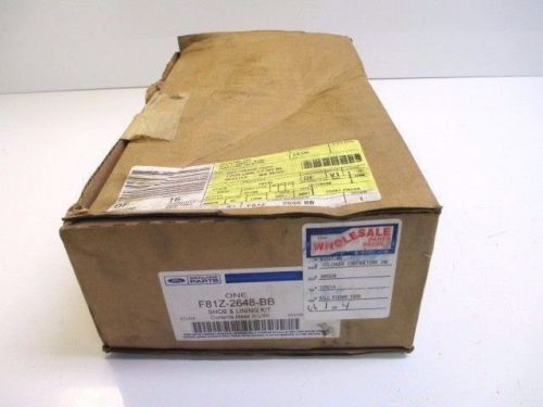 Ford brake shoe &amp; lining kit f81z-2648-bb new construction farm