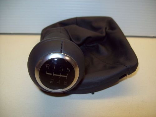 2013-15 cadillac ats manual transmission shift knob &amp; leather boot oem# 24267803