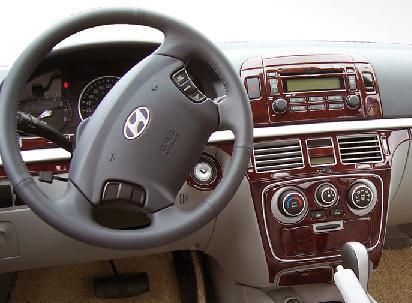 Hyundai sonata gl gls interior burl wood dash trim kit set 2006 06 2007 07 2008