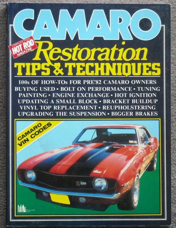 Vintage camaro restoration book to 1979. peterson hot rod