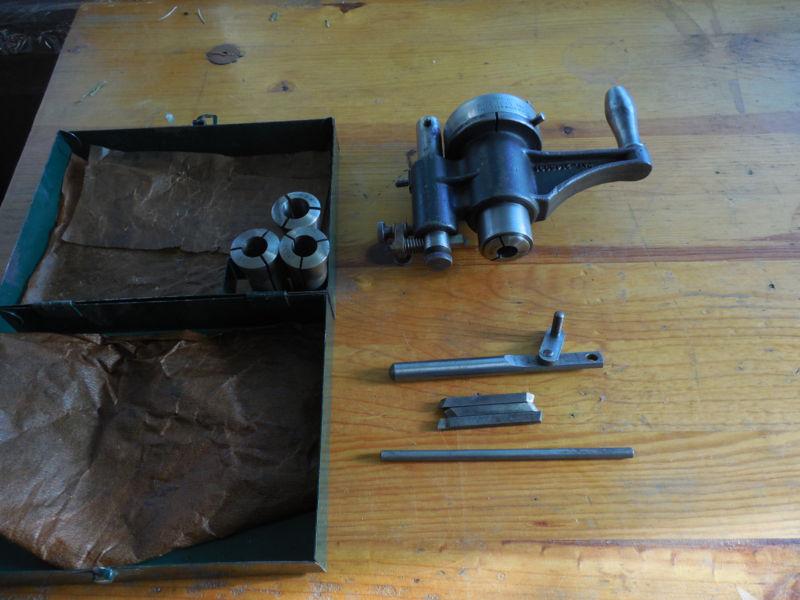 Rite tool inc auto armature commutator lathe w/ 4 collets  -  used