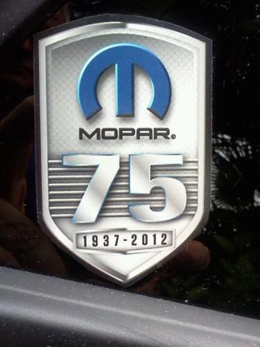 Dodge chrysler plymouth mopar 75th anniversary 