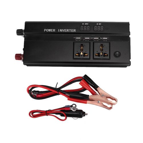 5000W 12V to 220V LCD Display Car Power Inverter Converter USB Charger Adapter, US $80.94, image 8