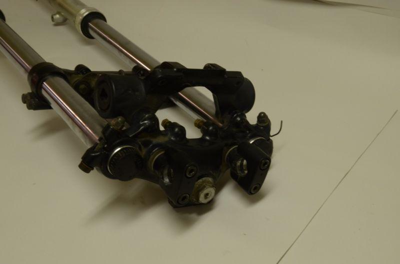 Purchase YAMAHA XV750 xv 750 VIRAGO FORKS TRIPLE TREE in Fort Worth