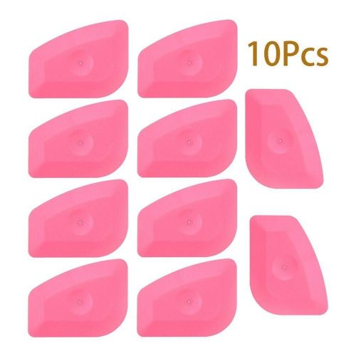Mini Pink Squeegee Parts Plastic Replacement Scraper Tint Wrap Tools 10Pcs, US $12.87, image 13