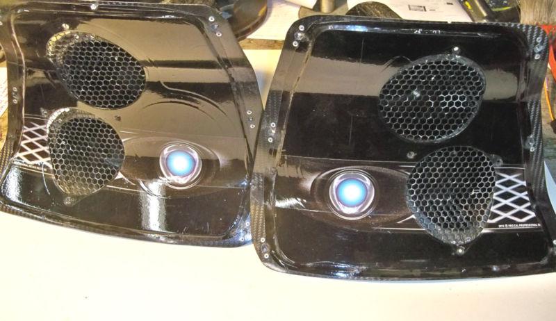 RCR Carbon fiber dual nose ducts & matching nose flanges NICE Nascar ARCA, US $199.00, image 2
