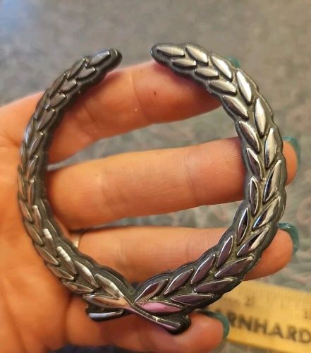 Cadillac wreath emblem  3" chrome plastic gm oem used 3 inch logo