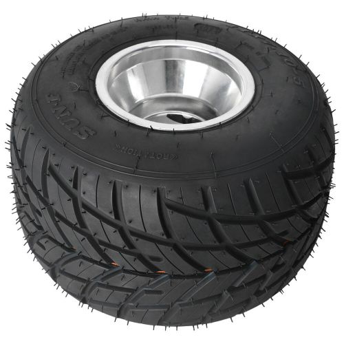 2pcs 5'' 11x7.10-5 rear rain road tire wheel rim for 4 wheeler trike go kart atv