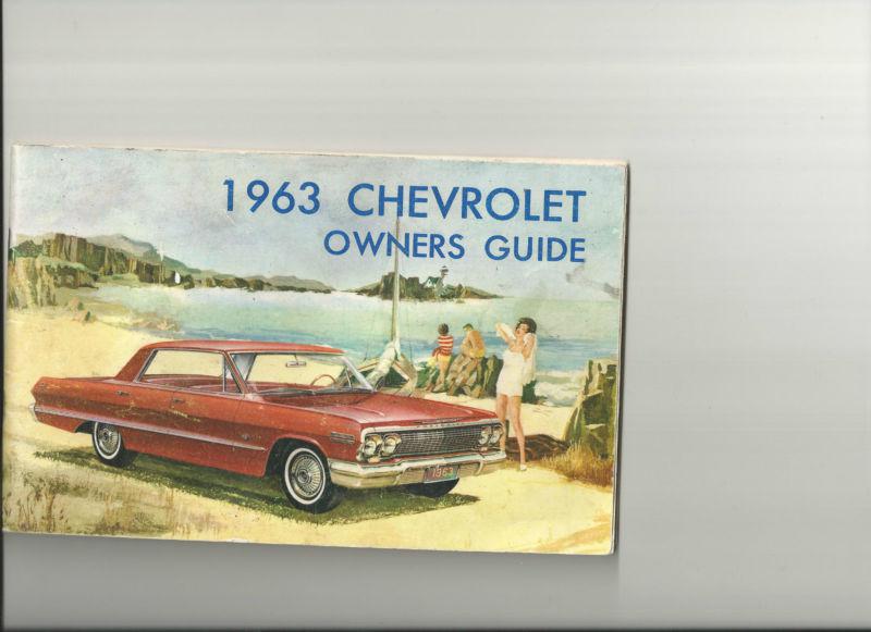 1963 chevrolet owners guide