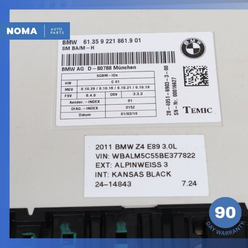 2011 BMW E89 Z4 Front Left Side Seat Control Module Unit OEM, US $65.00, image 6