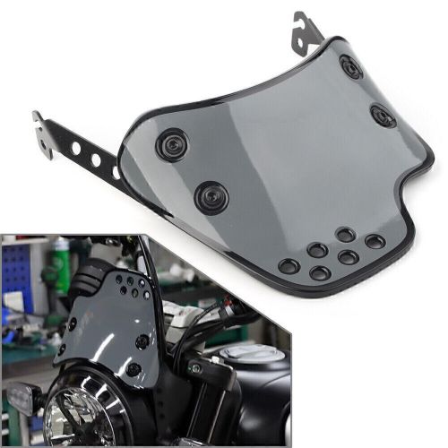 Motorcycle Windshields, Self Modifying Retro Smoke Grey Titanium-, US $, image 4