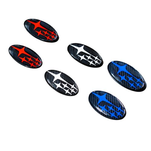 For 2015 - 2024 Subaru WRX/STI Carbon Fiber Emblem WHITE, US $129.99, image 4